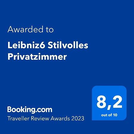 Leibniz6 Stilvolles Privatzimmer Leipzig Exterior foto